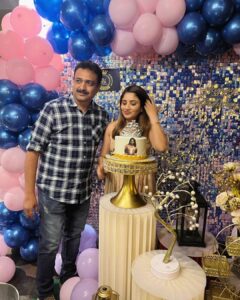 Karunya Ram Instagram - ♥️🧿🎊 wit am my people 🤘🏼
:
:
#karunyaram #milkybeautykarunyaram #actress #birthday #august10