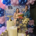 Karunya Ram Instagram - Bday celebration wit Spl people to see al of them keep swiping right ♥️♥️♥️🧿 : : Wearing : @ikarunya Decore : @gs_events20 Place : @drinkndine_blr : : #karunyaram #milkybeauty #birthdaygirl #crlebration Drink N Dine