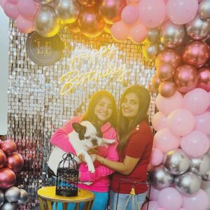 Karunya Ram Instagram - 10.08.2022 Blessed bday celebration with all the love ♥️ thanks to each one of you for making my birthday vry Spl and beautiful this yr ♥️🧿 Overwhelmed wit al your love 
Thanks to al my fans,friends and family u guys are my strength 🤗🎊
:
:
Wearing : @ikarunya 
Pics : @samridhi.ram 
:
:
#karunyaram #milkybeautykarunyaram #actress #birhday #celebration #kindheart #begood #dogood #help #needy#behappy #enjoy #hapiness #family