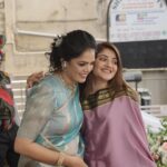 Karunya Ram Instagram - Congratulations & Happy to inaugurate the second branch of @houseof.raadhya_sarees In RR Nagar ,Being a married women and becoming a entrepreneur takes a hell lot of effort & may your story serve as an inspiration to all other women out there dear Ranjitha 💐💐🤗❤️ : : Saree : @houseof.raadhya_sarees @umesh__photography___ : : #karunyaram #milkybeautykarunyaram #raadyasaree #sareelove Raja Rajeshwari Nagar, Bangalore South
