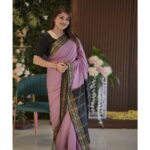 Karunya Ram Instagram - Saree love 🥻❤️🥰🤗 : : @houseof.raadhya_sarees @umesh__photography___ Raja Rajeshwari Nagar, Bangalore South
