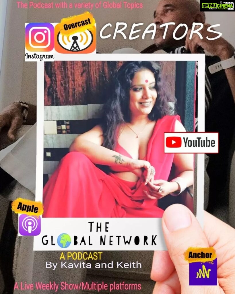 Kavita Radheshyam Instagram - The show must go on 🙏🙏.. The Podcast by Kavita Radheshyam and @actorkeithharris coming soon..