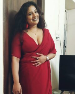 Kavita Radheshyam Instagram - The Woman In Red