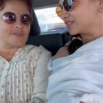 Kavitha Gowda Instagram - When mom’s get angry for some reason 🤦🏻‍♀️ My first love - angry with me 🙆🏻‍♀️ @asha.ramanuja2 #momsbelike #firstinternationaltrip #dubai🇦🇪 #dubaidiaries #angrymom #dayghtersarethebest #kavitha #kavithagowda