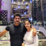 Kavitha Gowda Instagram - #familydinner ❤️❤️ After longtime @chandan_kumar_official @monisha.7 @asha.ramanuja2