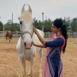 Kavitha Gowda Instagram – #myloveforpony #horses #animals 😁😁