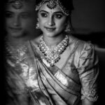 Kavitha Gowda Instagram - #silencebeforethestorm That moment when you go blank few minutes before marriage 😶.