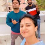 Kavitha Gowda Instagram - Practice time 🤪 @jo.prabhu @vasantha_dancer