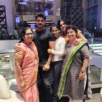 Kavitha Gowda Instagram - #familydinner ❤️❤️ After longtime @chandan_kumar_official @monisha.7 @asha.ramanuja2