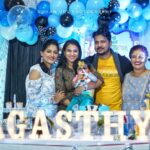 Kavitha Gowda Instagram – Happy birthday AGASTHYA . 

On this occasion we had the pleasure of meeting this cutie pie 
@dhanrajcm_official & 
the beautiful 
@shalini_dhanraj. 

The pandemic had distanced friends and family and I’m thinking distance is good for our safety yet it’s been nearly 2 years we are all living with this virus around . Hoping for a better life for all of us … 🤞🏻
 
Thankyou for having us over Łódź of love to all of you …