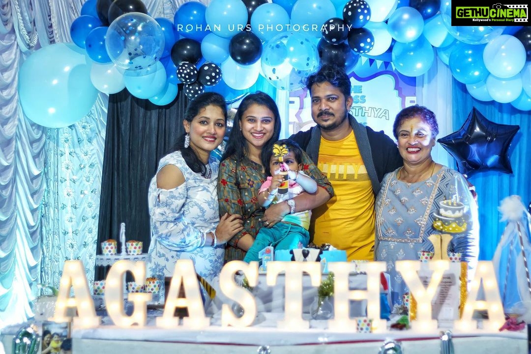 Kavitha Gowda - 59.2K Likes - Happy birthday AGASTHYA .
On this occasion we had the pleasure of meeting this cutie pie
@dhanrajcm_official &
the beautiful
@shalini_dhanraj.
The pandemic had distanced friends and family and I’m thinking distance is good for our safety yet it’s been nearly 2 years we are all living with this virus around . Hoping for a better life for all of us … 🤞🏻
Thankyou for having us over Łódź of love to all of you …