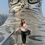 Kavitha Gowda Instagram - Museum of the future #dubai🇦🇪 #travelphotography #traveldiaries #kavitha #kavithagowda #familyvacation #chandankumar