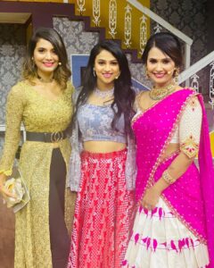 Kavitha Gowda Instagram - @kavya_gowdaaaaofficial @shwetharprasad . . . . . . . Costumes- @artistryby_priyankaharish Jewellery- @masterpiece_heritage