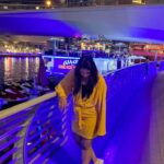 Kavitha Gowda Instagram - Dinner at the cruise…. #dubaidiaries #dubai #kavithagowda #chandan