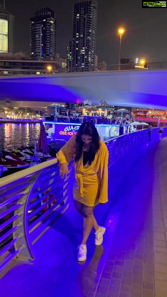 Kavitha Gowda Instagram - Dinner at the cruise…. #dubaidiaries #dubai #kavithagowda #chandan