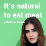 Kavya Thapar Instagram - Ah the age old argument. It’s “natural” to eat meat. Let’s consider some things here. What is natural? Is using computers natural? Is using modern medicine natural? Is driving a car natural? Obviously, you cannot cherry pick which aspects of life you want to be natural and which not. Going down to the store to buy a chicken wrapped in plastic is not natural. Industrialising and breeding 80 billion animals into intense farms every year is not natural. We are not in survival situations to be even needing to discuss this - most of us are in a position where we have a choice. But aside from that, who said eating plants is not natural? Even Roman Gladiators ate plants. We as a species have evolved to be able to digest meat and dairy, but our bodies are psychically designed closer to herbivores than omnivores. Our teeth, muscles, skeletal system, digestion. Everything is best aligned to a plant based diet. On a very logical level, since we have the ability for moral reasoning, we can easily deduce that since we do not need to hurt animals for a meal, by choosing to do so, we are in fact acting immorally. Agree or Disagree? Comment below.