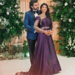 Keerthi Pandian Instagram - 🕺🏻💃🏾 Ashok Selvan Suit @vivekkarunakaran_official Keerthi Pandian Dress @maisontai MUAH @vurvesalon @danam_mua #AshoKee🔥 Feathers A Radha Hotel