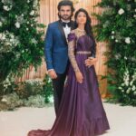 Keerthi Pandian Instagram - 🕺🏻💃🏾 Ashok Selvan Suit @vivekkarunakaran_official Keerthi Pandian Dress @maisontai MUAH @vurvesalon @danam_mua #AshoKee🔥 Feathers A Radha Hotel