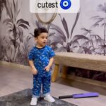 Kishwer Merchant Instagram - Cutest Jaanu Mera ❤️🧿 Ignore my Singing 🤷‍♀️😂