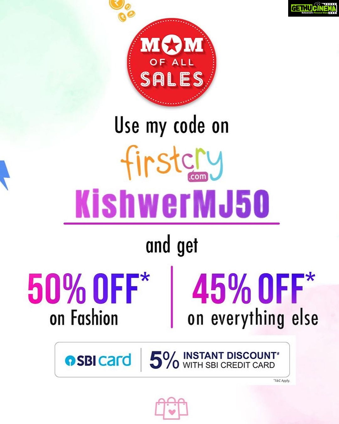 Kishwer Merchant Instagram - Guess who's been shopping smart even before the FirstCry Sale kicked off? 🛒 It's me, right here! I couldn't resist adding my favorite products to my cart in advance to make sure I grab them at the best prices. ✨ I've had my eye on the Babyhug Tent Print T-Shirt & Dungaree Set, and I couldn't resist adding it to my cart, the cute prints and vibrant color combinations make it a must-have for the summer season. 🌞 And guess what? By becoming a FirstCry Club Member, you can unlock even greater savings like FREE shipping, up to 10% extra discount, cash benefits and early access to the most exciting sale events.! 💕🛒 Don't miss out on your favorite products at amazing prices. Use KishwerMJ50 to get 50% off on Fashion & 45% off on everything else ! Hurry before stocks run out!📢 #MomOfAllSales23 #MOAS23BestOfFashion #MOASJuly23 #MOAS23 #Firstcryfashion #FussNowAtFirstcry #FirstcryIndia #Firstcry #FirstcrySale #FirstCryForever #kids @firstcryindia