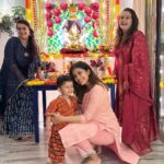 Kishwer Merchant Instagram – Gannu Bappa 🌷