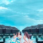 Kishwer Merchant Instagram - When she first says “What all you make me do for pictures” but finally gives in 🤣🤣 . Just chilling @coco_resorts @irisreps . #travel #sisinlaw #sistersinlaw #family #crazy #maldives #trip