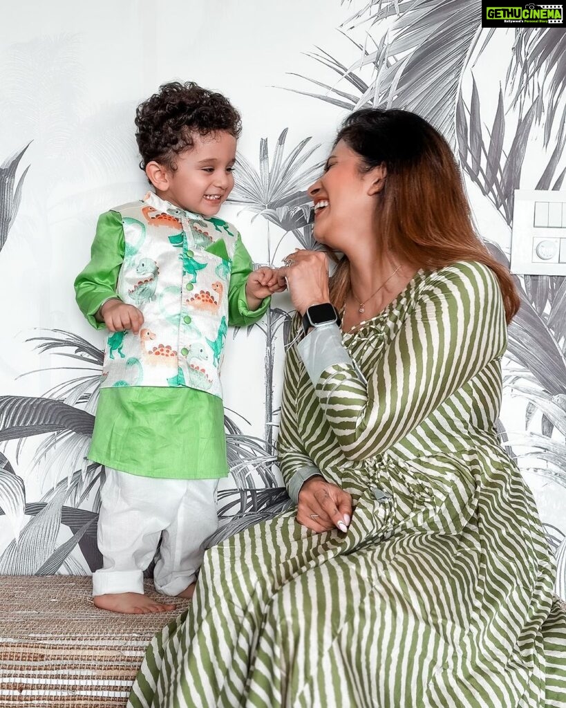 Kishwer Merchant Instagram - 🎉👧 Calling All Parents! Unveil the Grand Rakhi Collection at FirstCry's Spectacular Sale! 🌸🛍 As a mother, I count my blessings every day, especially when I see the joy that Nirvair brings to our lives. This Raksha Bandhan, I can't help but marvel at how my boy embraces the spirit of the occasion with his vibrant enthusiasm and infectious smiles.I ordered the babyoye votton woven kurta for him and he loved it, it was so comfortable. 🎈He has an uncanny knack for choosing the most colorful and lively outfits as if he understands the essence of the celebration🌈 I've Already Snagged the Most Adorable Ensembles for my lil baby. Make this Rakhi more special for your munchkins with the beautiful and colorful ethnic collection at FirstCry! 💕✨ Don't let these unmissable offers slip away! Use my dode *KISHWERRB50* for a splendid 50% off on FirstCry Fashion! 🎉👕 #firstcryrakhi23 #firstcrykirakhi #FussNowAtFirstcry #FirstcryIndia #Firstcry #collaboration #ShopAtFirstcry #FussyIsFantastic #rakshabandhan #Rakhi2023 #kidsethnicwear #brothersisterlove #Festive fashion