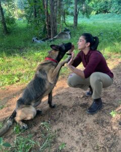 Komalee Prasad Instagram - Deeply hurt to say that Max (Sasha) from #HIT2 is no more....

I have spent most of my time with her on the sets..hope heaven is treating her with her fav treats , balls and fetch games...
Thank you for coming into our lives...
Varsha is incomplete without you..I hope varsha could come to save you this time.. 🌸💔

Condolences and strength to Anand...@happy_dogs_training_school ... You were the best person she could have as a parent 🌸