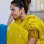 Komalee Prasad Instagram - When I was a " Tamil Ponnu " ❤️❤️❤️ When I wore no makeup to my face or my soul.. Imagined a rain and laughed my heart out.. Showed my freckles and the eyes wide.. Left the insecurities out and let the kid inside.. #chennai #nomakeup #newbeginnings #manifestation #universe #grateful Chennai, India