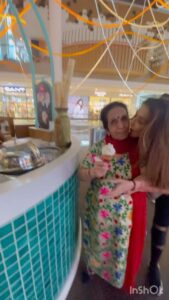 Krishika Lulla Instagram - Moms first experience , having #turkishicecream at @jiomallofficial , she never fails to make us smile love you mom @demblaraju 💛🕉️💛 #krishikalullamotherdaughterseries #krishikalulla #motherdaughtertime #mondaymood 🧿🧿🧿🧿🧿🧿🧿🧿🧿🧿🧿 #unedited #real #natural MOM WAS UNWELL , JUST WANTED TO CHANGE HER MIND 🙏🏻🙏🏻🙏🏻🕉️🕉️🕉️ Received lot of love on this Video 🙏🏻🙏🏻🙏🏻🙏🏻🙏🏻🙏🏻🙏🏻🙏🏻🙏🏻 Thoughts Words and Actions Inspirations The gap between what you say and what you do, between what you promise and what you deliver, is like a drain in the road. The drain is where water escapes, just as your power will seep away if there is a difference between your words and your actions. Ask yourself everyday, were your thoughts, words and actions aligned? Ask someone else what they saw in you too. Feedback is the food of all positive change.