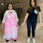 Krishika Lulla Instagram - One of the happiest moments in life is when you find the courage to let go of what you cannot change ! Time to dance with mom @demblaraju #krishikalulla #krishikalullamotherdaughterseries