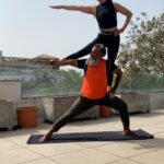 Krishika Lulla Instagram - Stop trying to calm the storm. Calm yourself, the storm will pass ! #yogapractice #yogagirl #yogainspiration #yogaposes #yogateacher @yogagurumansoorbaluch__ #krishikalulla #krishikalulla❤️