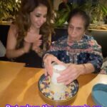 Krishika Lulla Instagram - Behind the smiles and laughter , lies a camera dilemma .Every time I’m with mom , it’s a joyous celebration , but when the camera rolls , she think it’s a prank , it’s fascinating how perspective can differ 🎉🎉❤️💕 #celebrationwithmom #cameraDilemma #DifferentReactions #celebrationVsCameraPrank #DivergingPerspectives #krishikalullamotherdaughterseries #krishikalulla @demblaraju you love to surprise me ❤️❤️❤️❤️🧿🧿🧿🧿🧿