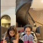 Krishika Lulla Instagram - It’s yoga time with my mom 🧘‍♀️ 🧘‍♂️ 🧘 @demblaraju #krishikalulla #krishikalullamotherdaughterseries #yogapose #prankvideo #funtimewithmom