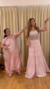 Krishika Lulla Instagram - Me time with my mom 
 Enjoying the wedding  and this our break time with mom 
#trendingreels #trendingsongs  #krishikalulla #krishikalullamotherdaughterseries  @demblaraju