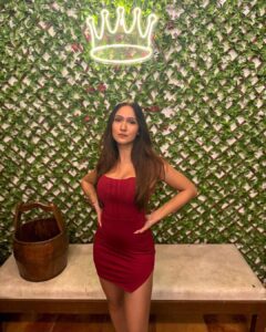 Krissann Barretto Instagram - Starchild 🥰♥️💫

📍 @whitehorsevilla 
#outfit @zaamo.official @outcast_india 
📷 @nitipedia 

#red #ootd #fashion #dress #girl #birthday #happy #grateful #blessed
