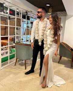 Krissann Barretto Instagram - You’re like the love of my dreams, but better. You’re real 🫠♥️

#married #husband #wife #soulmates #goals #couple #instagram #instagood #us #happy #blessed #grateful #nkgothitched #mrsk #mrandmrsk #love