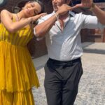 Kriti verma Instagram - When u r shooting with such a handsome krishna @karanvirbohra 🔥 #krishna #krishnalove #reels #karanvir #kriti Perfect Picture Location