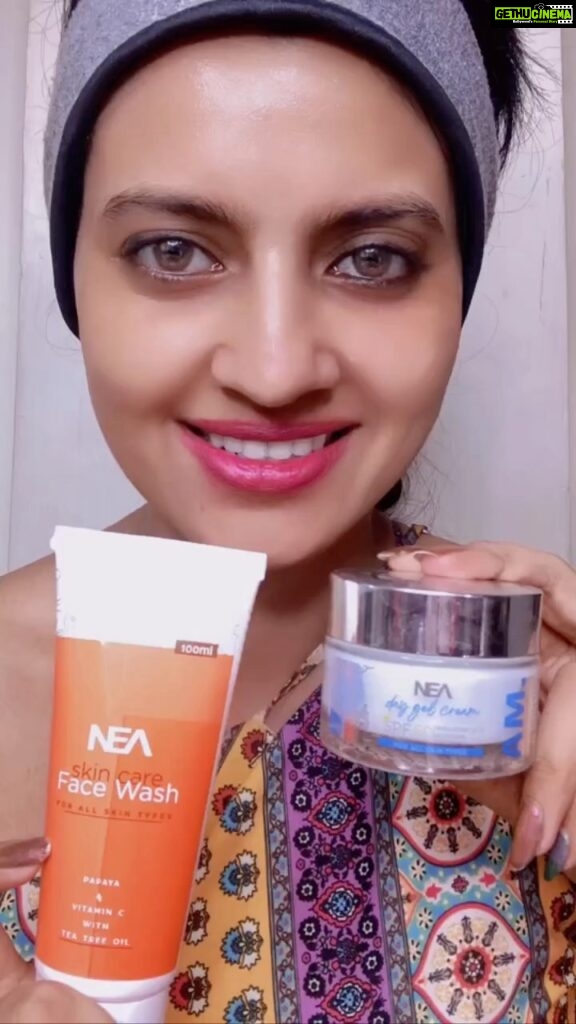 Leslie Tripathy Instagram - @neacares #skincareproducts are a must for my best #cleanbeauty hydrating #glassskin skincare routine #ad #sunscreen #facewash #neacares Mumbai, Maharashtra