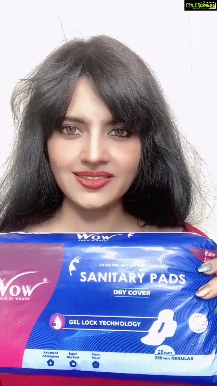 Leslie Tripathy - 7.8K Likes - Thanks to @wowsanitarynapkins , I feel safe ,happy and protected #sanitarypads #sanitarypadsindia #madeinindia #femalehygiene #femalehygieneproducts