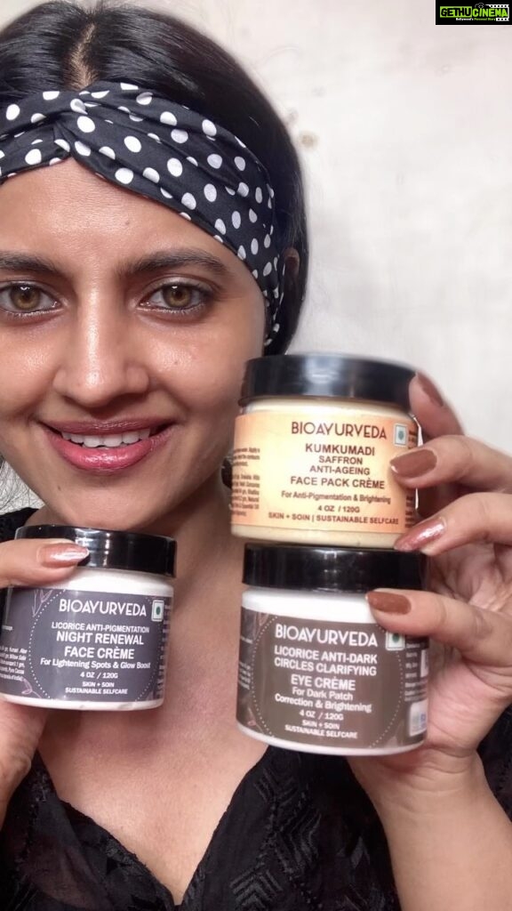 Leslie Tripathy Instagram - #ad @bioayurveda.in my cheeks turned pink💕 and brightened up after applying the face mask cream🤩 Mumbai, Maharashtra