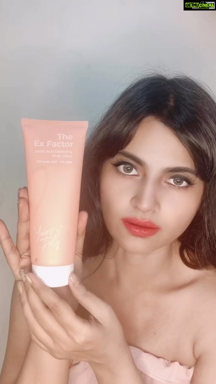 Leslie Tripathy - 6.9K Likes - @yours_truly.in Say goodbye to dull, rough skin and hello to a smoother, brighter complexion with The Ex Factor - 12% Lactic Acid Body Lotion from Yours Truly! š