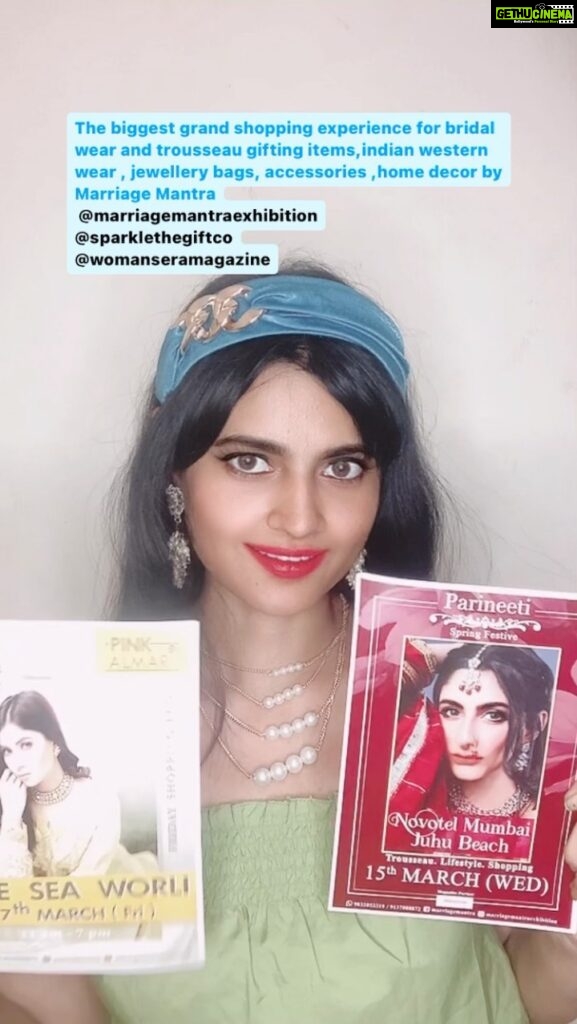 Leslie Tripathy Instagram - @marriagemantraexhibition @sparklethegiftco @womanseramagazine Organised by: Marriage Mantra – Leading names in Wedding, Trousseau & Lifestyle Exhibitions Marriage Mantra is excited to make the upcoming wedding & festive season even more special for their shoppers with PARINEETI coming up on 15th March (Wednesday) 11am-7pm at Novotel Hotel, Juhu and PINK ALMARI coming up on 17th March (Friday) 11am-7pm at Blue Sea, Worli Sea Face. What can you shop for at these exhibitions? You will find here handpicked designers dealing in Bridal & Trousseau Wear, Indian and Indo Western Wear, Jewellery, Bags, Footwear, Gifting items, Accessories, Home décor and much more. So, if you want unique and latest trends of the season and all at affordable price points, this is where you need to be.