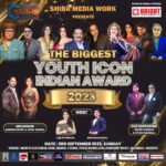Leslie Tripathy Instagram - Shiba Media Work Present Youth Icon Indian Award 2023 Organised By Ganesh Shahu Shiba Shaikh Event Managed By Redacid Films Host - Leslie Tripathi & Sufiyan Kapadia #azharhussaindirector #redacidfilms