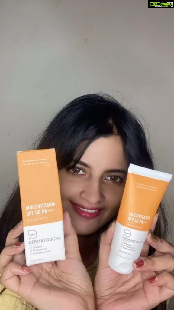 Leslie Tripathy Instagram - @dermatouchskincare Best Sunscreen Under Rs.300 🤩👌 light weight hydrating texture no white cast, skin feels smooth and hydrated INGREDIENTS - ✅ALLANTOIN- PROTECTS SKIN FROM HARMFUL UV RAYS ✅HYALURONIC ACID- DECREASES APPEARANCE OF FINE LINES AND WRINKLES, ✅M- SHUTTLE SC- REBALANCES SKIN AGAINST PHOTO DAMAGE #sunscreen #skincare #spf #sunblock #skincareroutine #serum #beauty #moisturizer #sunprotection #skincarejunkie #skincaretips #antiaging #skincareproducts #healthyskin #glowingskin #makeup #sunscreenspf #summer #suncare #allantoin #sun #foundation #daycream #cosmetics #dermatouch #hyaluronicacid #lookyoung #mshuttlesc #leslietripathy #skininfluencer Mumbai, Maharashtra
