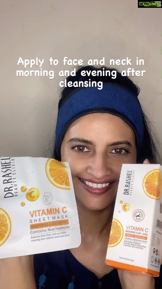 Leslie Tripathy Instagram - @dr.rashel.in ✅Dr.Rashel’s Beauty Elixir Vitamin C Sheet Mask Brightening & Age Defying Contains Niacinamide Reduces fine lines and wrinkles Leaving skin radiant and hydrated Leave it on for 15-20 minutes After removing the sheet mask, you can massage the left over serum from the mask and leave it on your face or wash off according to your convenience ✅Dr.Rashel’s Beauty Elixirs Vitamin C Brightening & Anti-Aging Face Serum Contains Hyaluronic Acid Anti-aging, brightens, reverses sun damage, fades sun spots,repair, protecting , improved skin elasticity Suits all skin type Safe for daily use or under make up Apply to face and neck in morning and evening after cleansing #vitamincserum #vitaminc #skincare #skincareroutine #glowingskin #serum #serumvitaminc #skincaretips #skincarejunkie #serumglowing #skincareproducts #antiaging #beauty #vitamin #hyauronicacid #niacinamide #vitamincskincare #vitaminccleanser #leslietripathy #sheetmask #vitc #healthyskin #vitamincrosehip #naturalskincare #vitamins #drrashels #vitamincseries Mumbai, Maharashtra