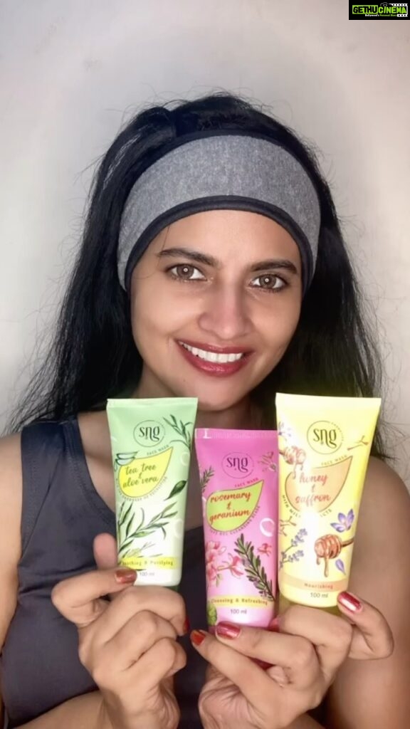 Leslie Tripathy Instagram - @sngcosmetics.in 🌟 3-IN-1 FACEWASH COMBO UNLEASHED! 🌟✨ Calling all skincare enthusiasts! 🧖‍♀️💦 I’m thrilled to share my latest skincare obsession: the incredible 3 Facewash Combo by @sngcosmetics.in! 🚀💕 This trio is a game-changer in my daily routine, and here’s why: A Facewash for every concern: ✅ Honey & Saffron Facewash removes tan & given even skin tone ✅ Tea Tree & Aloevera Facewash reduces acne & inflammation ✅ Rosemary & Geranium Facewash brightens skin Join the #GlowSquad - order our face wash trio & shine bright! Use My Code “WELCOME50” to get 50% OFF on this trio. Shop at www.sngcosmetics.in #facewash #skincare #skincareroutine #beauty #toner #cleanser #glowingskin #skincareproducts #skin #skincaretips #serum #makeup #cosmetics #facemask #acne #healthyskin #facialwash #facecare #natural #naturalskincare #facial #facecleanser #bodywash #sngcosmetics #face #sng #cleanskin #leslietripathy #selfcare Mumbai, Maharashtra