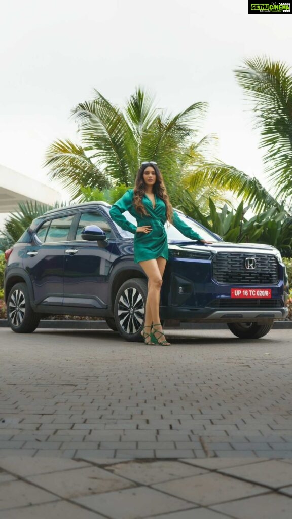 Lopamudra Raut Instagram - From urban streets to twisty trails, the Honda Elevate SUV keeps up with my urban lifestyle and adventurous spirit. 🏙️🌲 Who says you can’t have it all? #HondaElevate #YouAreTheChase @Hondacarindia #ad