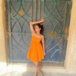 Losliya Mariyanesan Instagram - Orange all day 🍊
