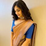 Losliya Mariyanesan Instagram - 💫 Thanks for this beautiful saree @tribanga_india Makeup & hair @vaishuzmakeover Jewels @anamika_nuptial_aabaranam